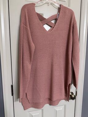NWOT Pink Fashion Nova Sweater